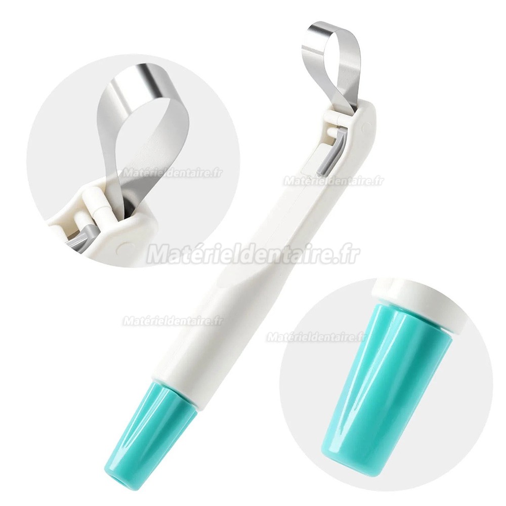 10 matrices de contourage dentaires transparentes, outil de contourage proximal ajustable 6 mm/4,5 mm